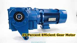 High Efficiency Helical Bevel Gear Motor 95 Percent Power